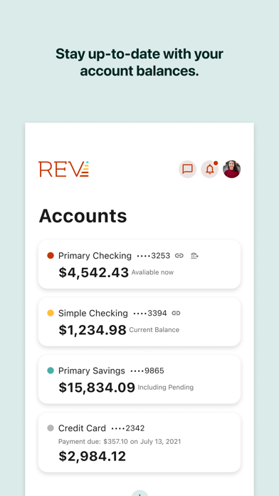REV Federal Credit Union Screenshot