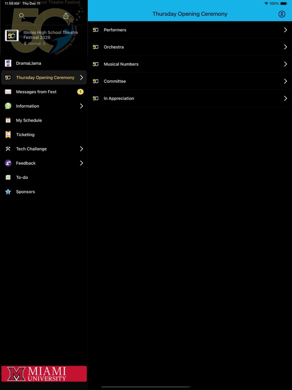 Screenshot #5 pour Illinois HS Theatre Fest