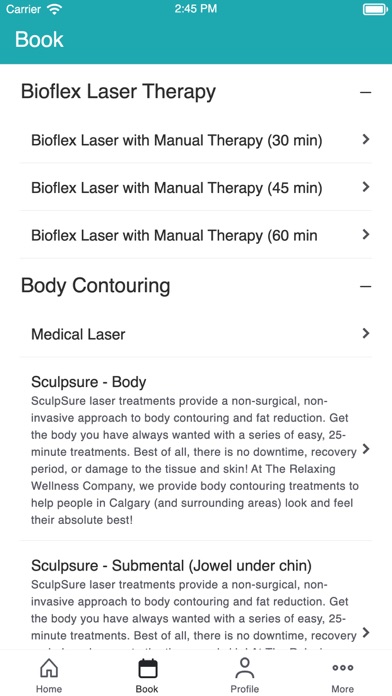 Relaxing Wellness Screenshot