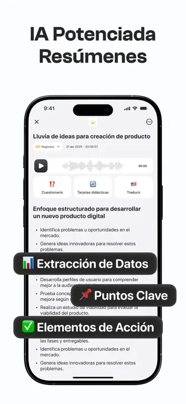 Notee: Asistente de Notas IA screenshot 3 of 9