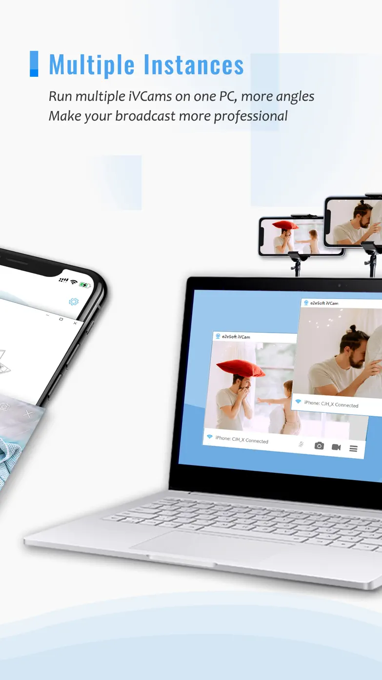iVCam コンピュータカメラ App Store screenshot 3