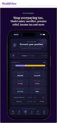 WealthView: Pension Planner UK Screenshot 4 of 10