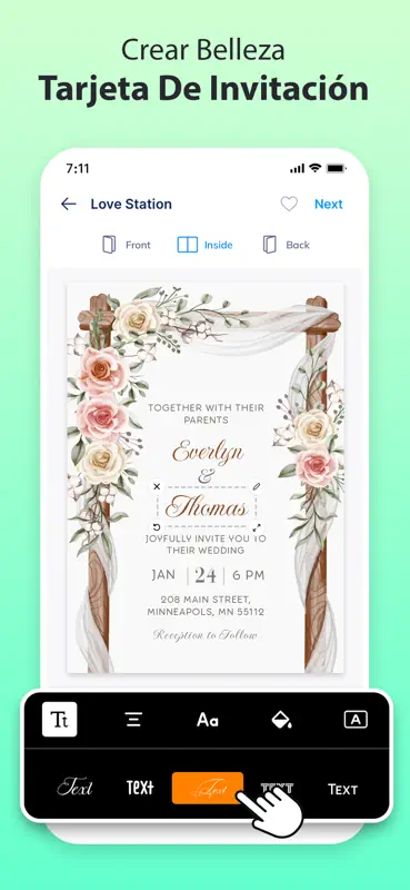 Criador de Convites: Invites4U screenshot 2 of 6