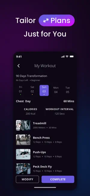Fleur Fit Gym iPhone screenshot 4