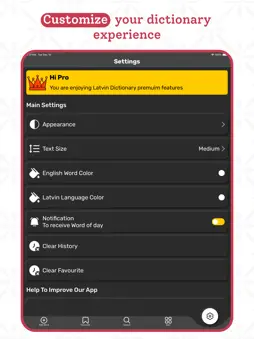 Latvin Dictionary screenshot 15