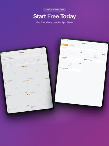 StoryBoard - Story Planner iPad screenshot