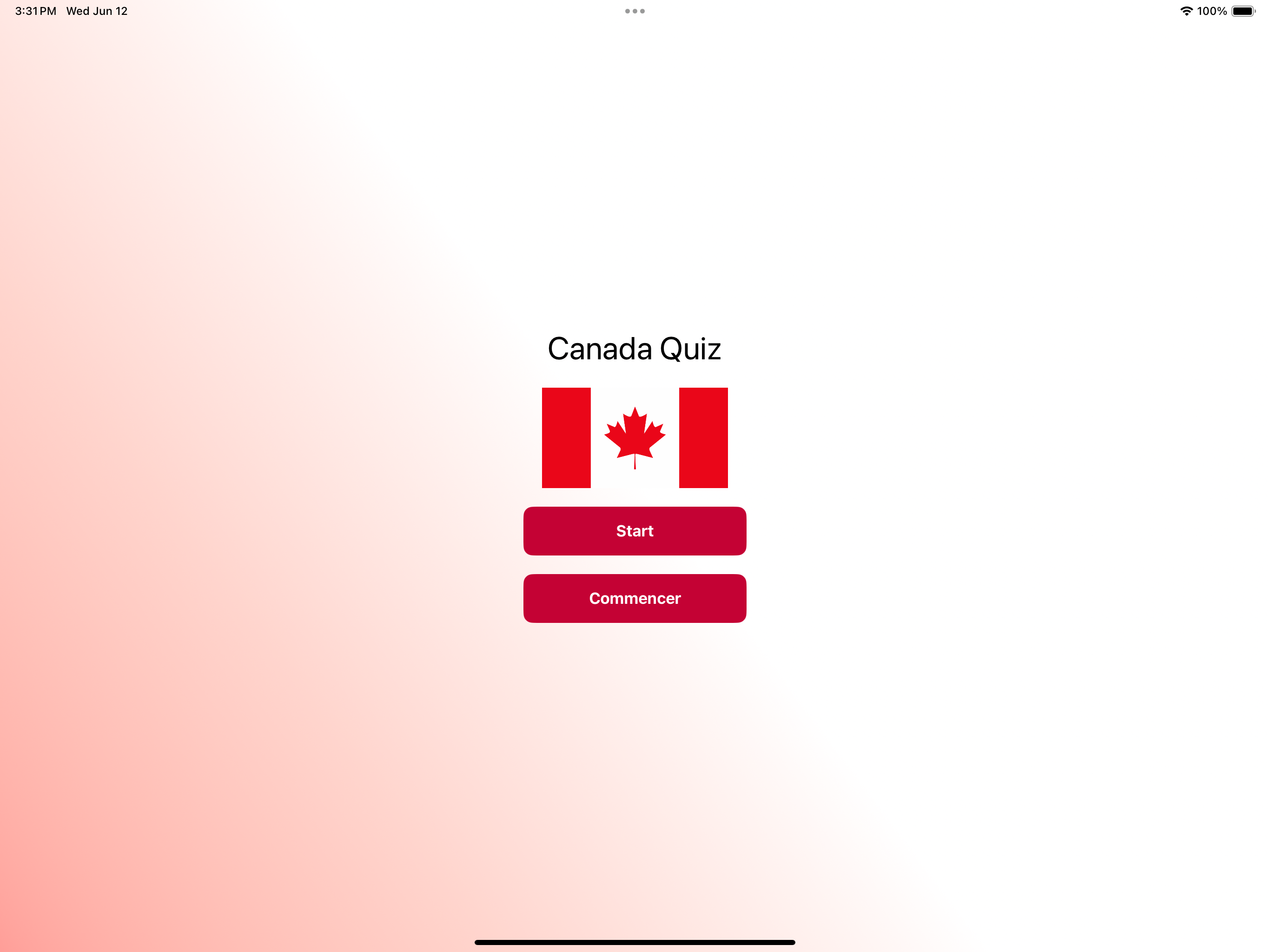 Canada Quiz.