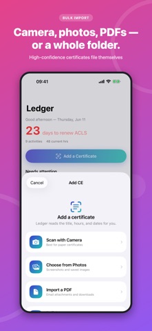 Ledger: Credential Tracker screenshot