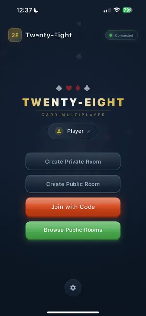 Twenty Eight Card Game screenshot 4