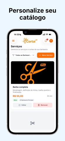 CortaÍ PRO: Profissionais screenshot