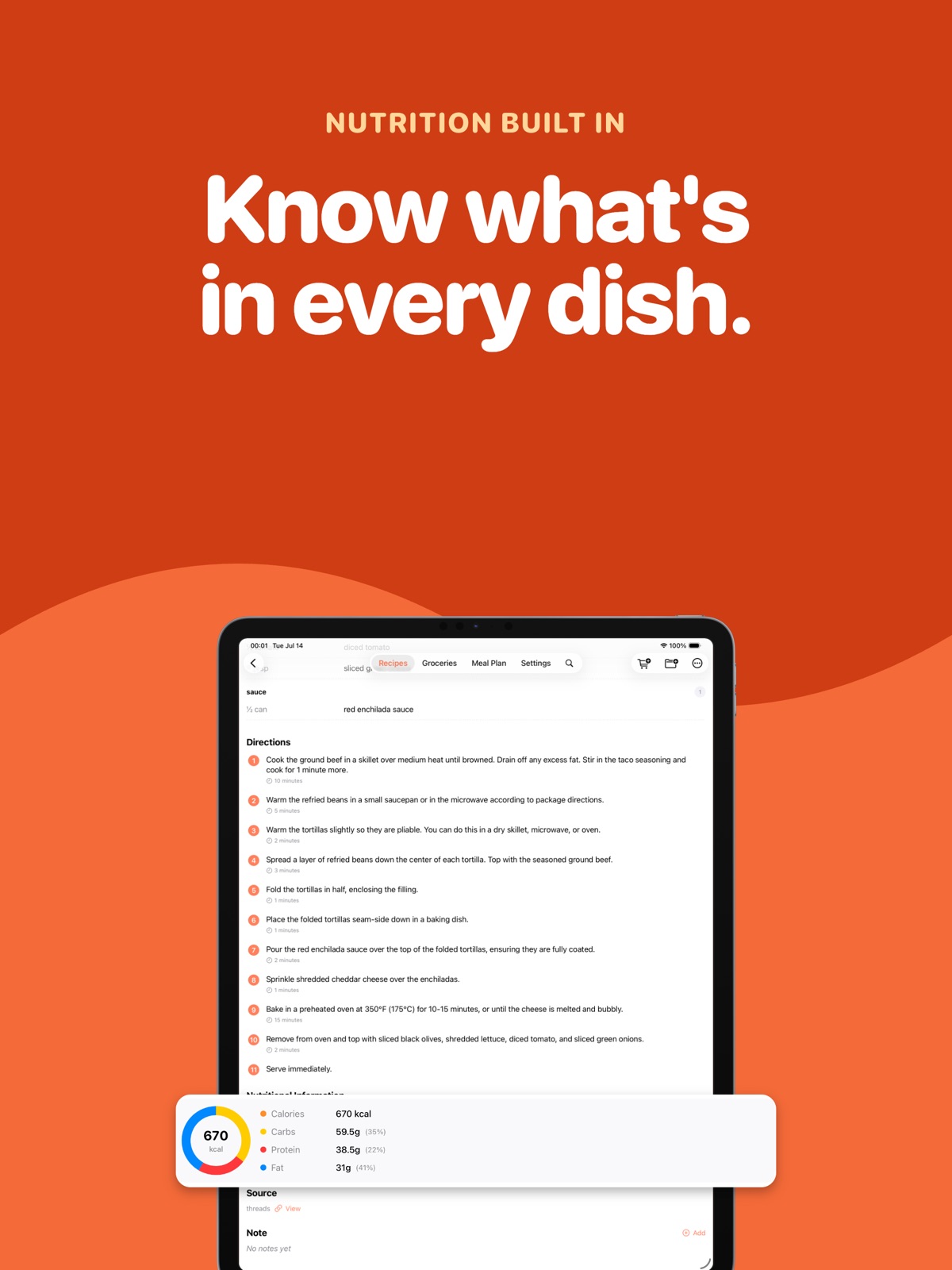 Recipe Notes - My Cookbook ipad screenshot 4
