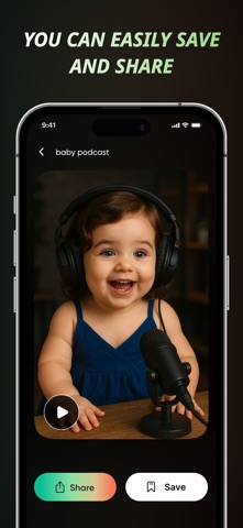 AI Baby Podcast - TalkCast.AI screenshot
