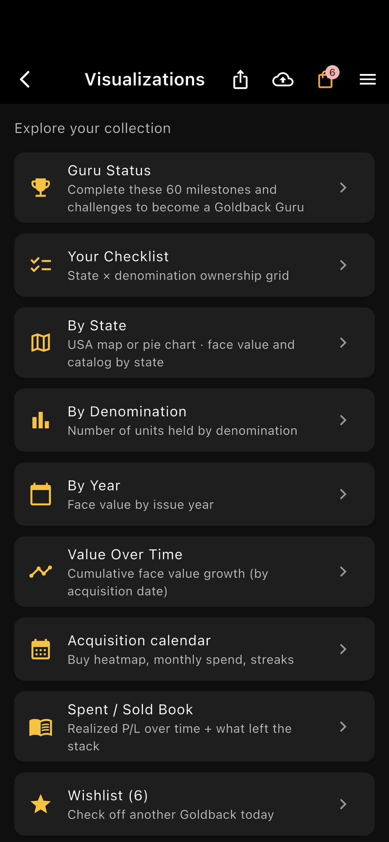 Goldback Tracker screenshot 3