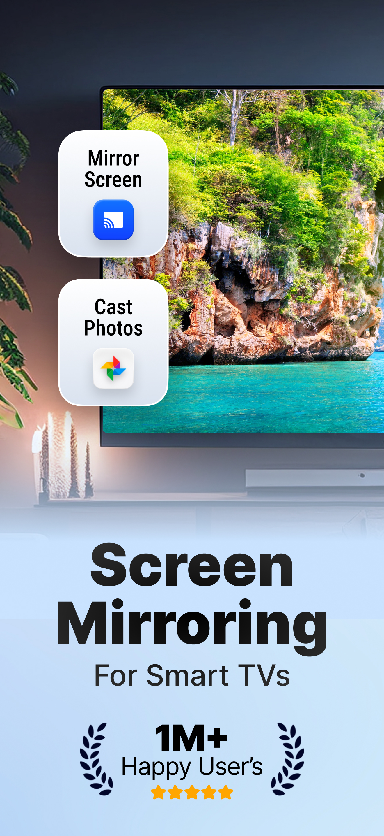 Screen Mirroring · TV Cast
