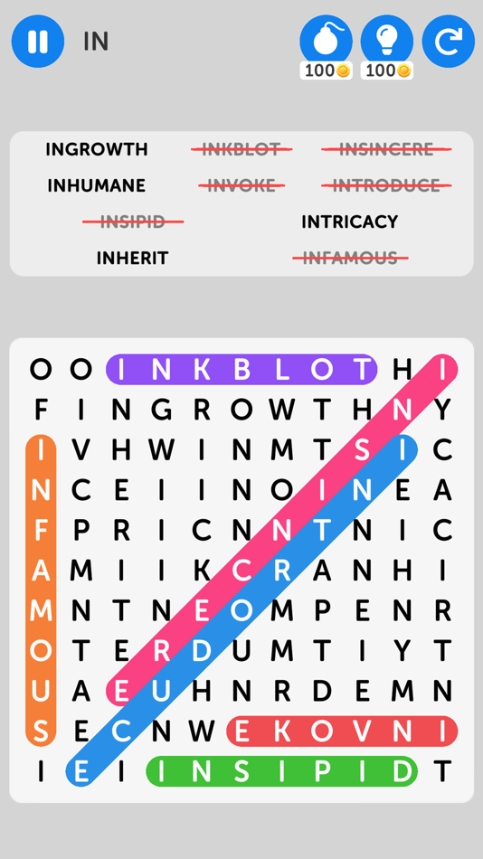 #2. Word Search - Fun Word Game (iOS) 由: MochiBits, LLC