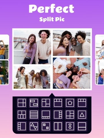 Split Pic : Pic Collage iPad screenshot