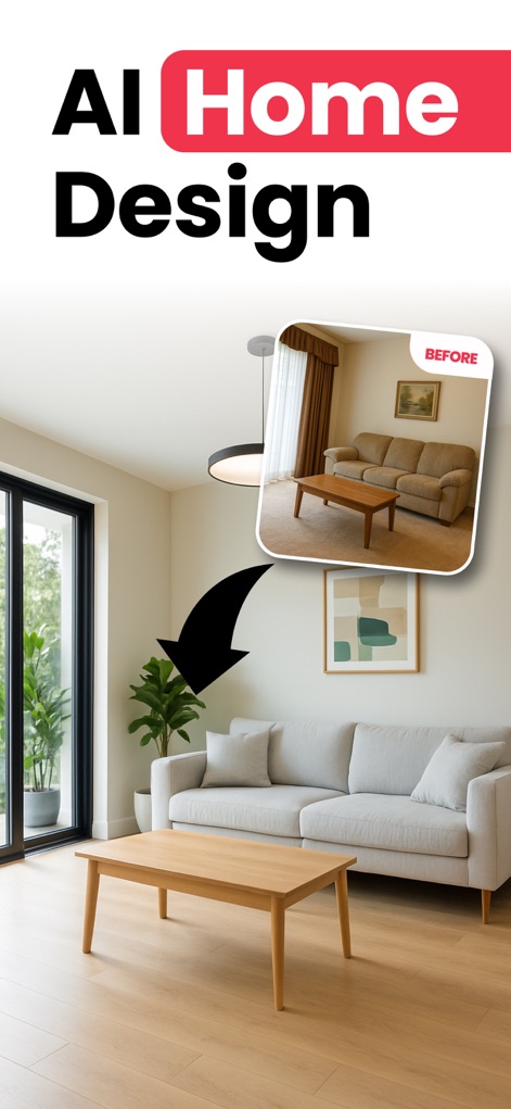 AI Home Interior Design: RoomX - Graphics & Design App | MWM