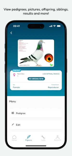 MyLoft - Pigeon Loft Manager screenshot 4