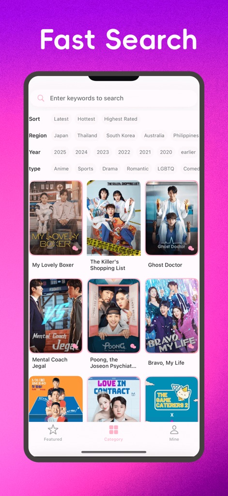 SeeMore – Watch Movies&Series - Users can efficiently pinpoint desired content using comprehensive sorting options such as 