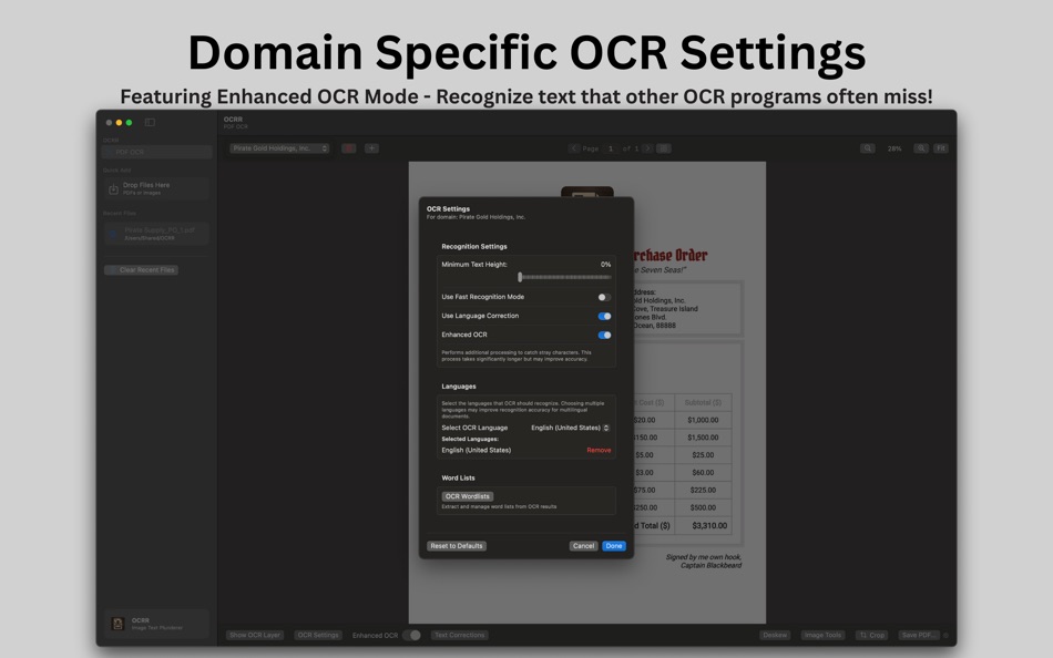 #7. OCRR (macOS) Με: Landon Alexander