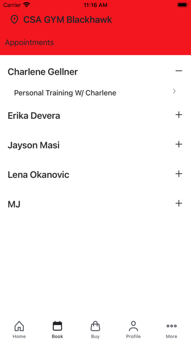 CSA GYM Blackhawk Screenshot