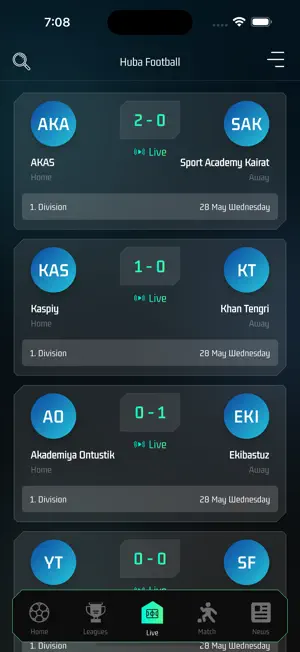 Huba Football screenshot 3