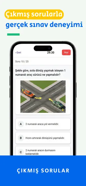 Ehliyet Sınavı: Çıkmış Sorular screenshot 2