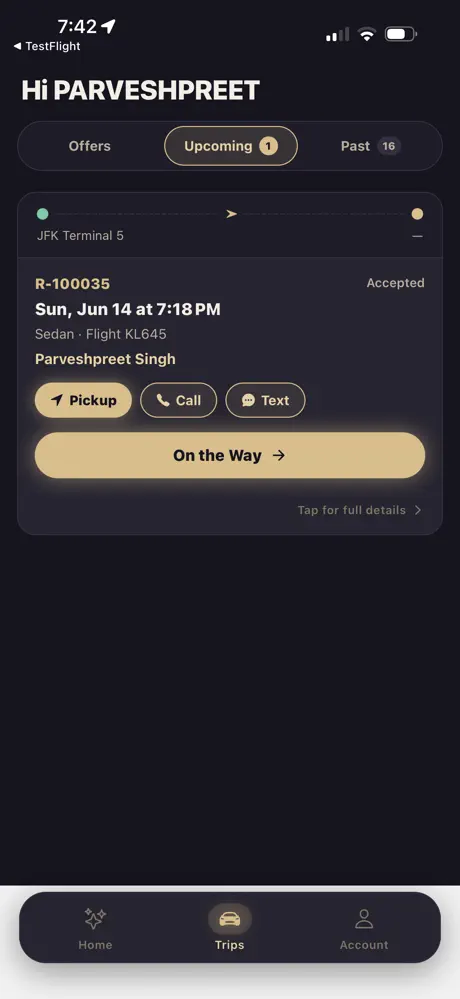 REL Chauffeur‑App screenshot 4