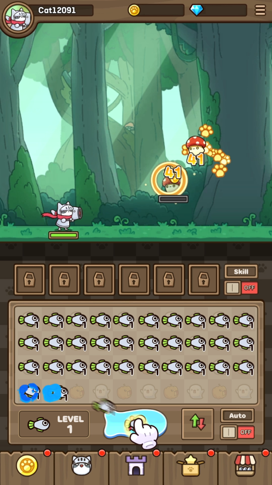 #1. Cat Hero : Idle RPG (iOS) 来自: Game Duo Co.,Ltd.