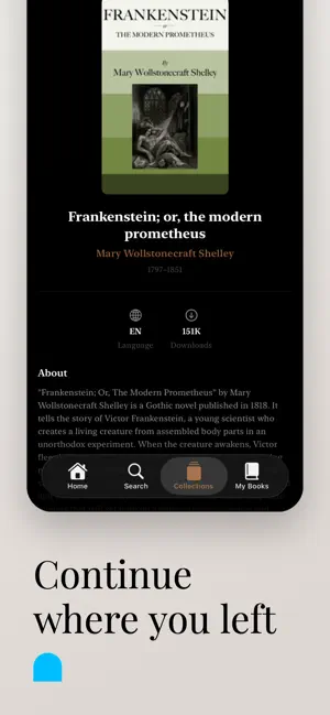 Gutenberg Classic Literature screenshot 4