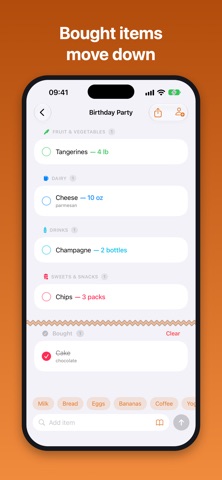 Paket: Shared Grocery List Screenshot 3 of 6