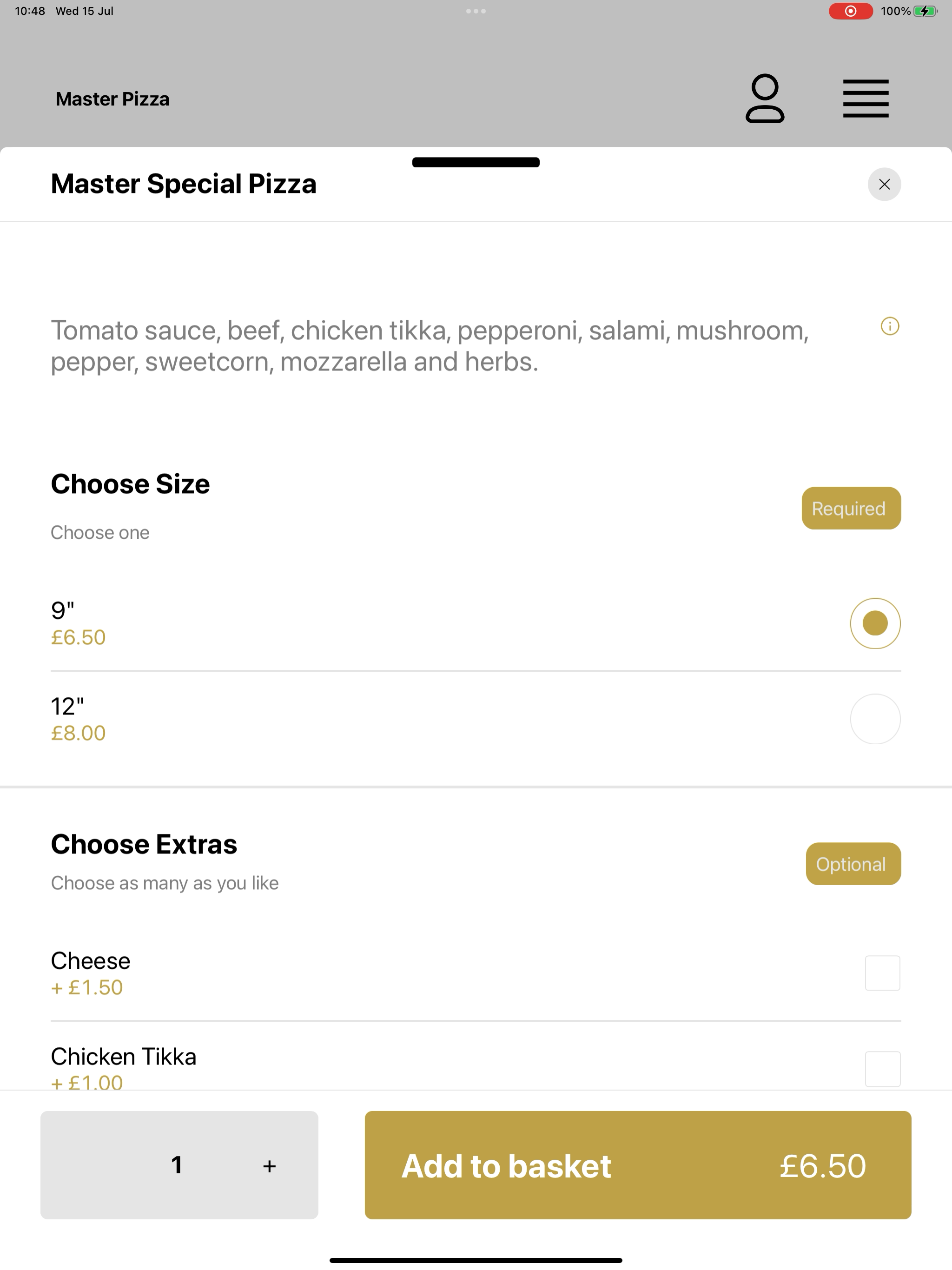 Master Pizza Holmfirth screenshot 16