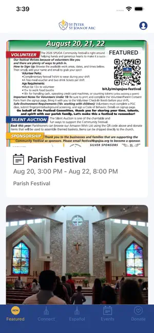 St. Peter St. Joan of Arc screenshot 1