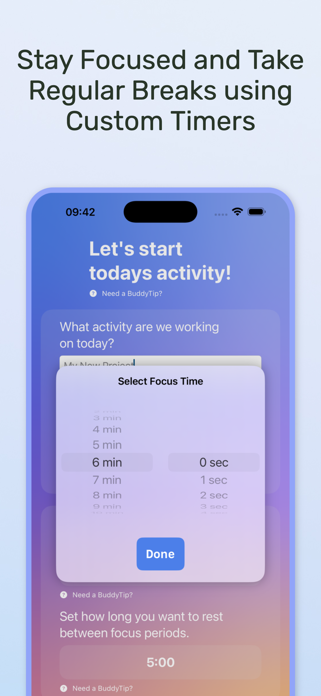 Buddy: ADHD Study Assistant Screenshot 5 of 10