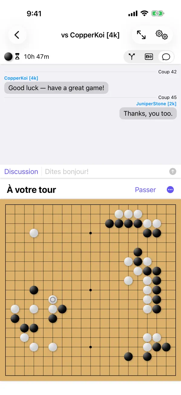 Screenshot #3 pour Surround - Jeu de Go en ligne