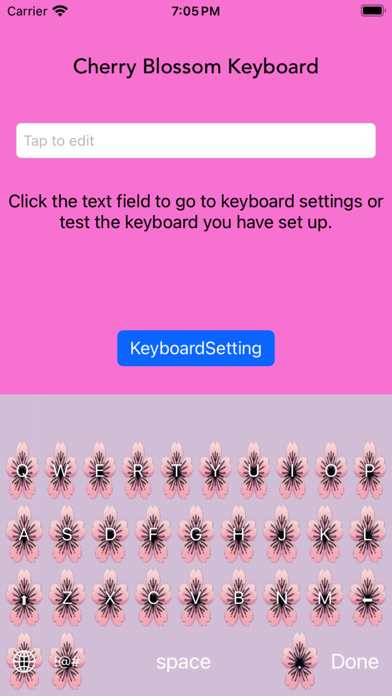 Screenshot #3 pour CherryBlossomKeyboard