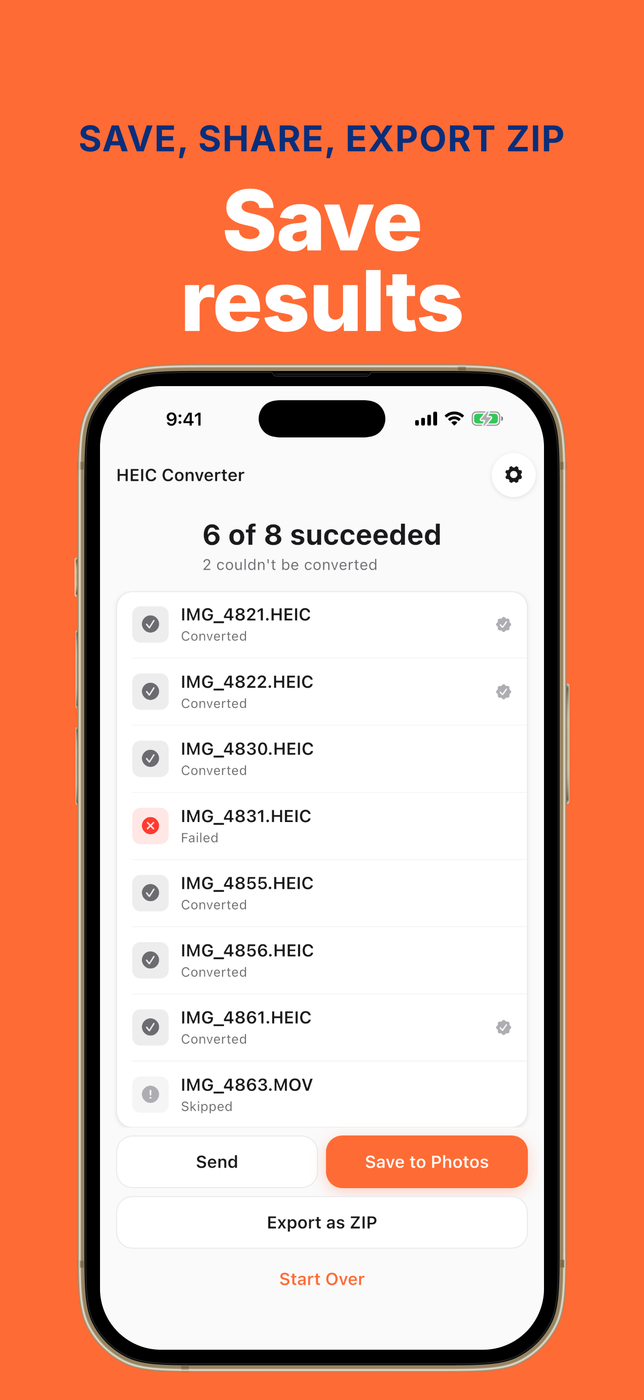 HEIC Converter: to JPG PNG screenshot 5