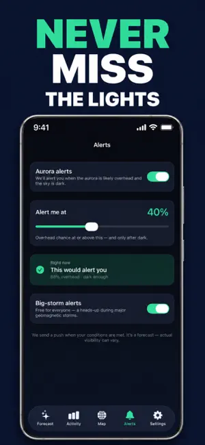 Aurora Forecast: Borealis screenshot 2