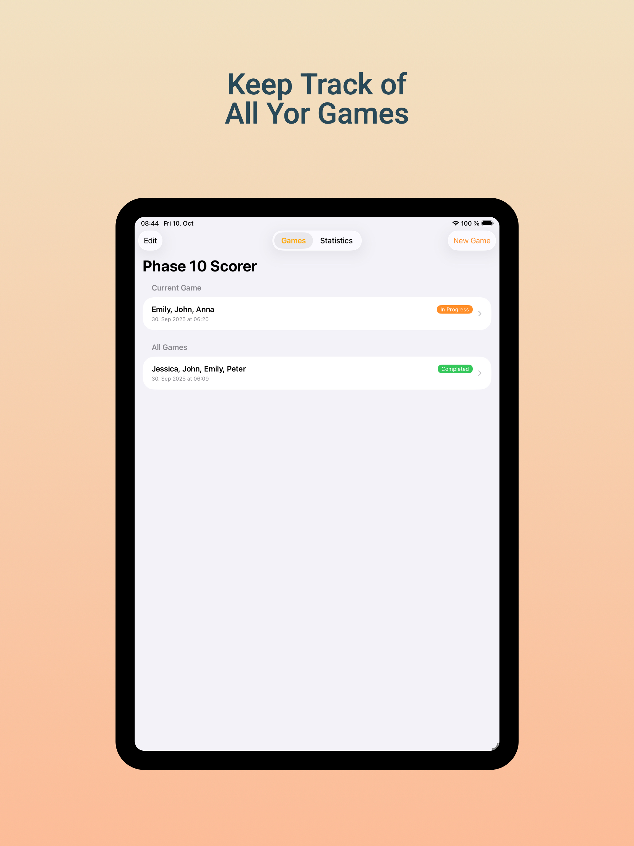 Phase 10 Scorer screenshot 7