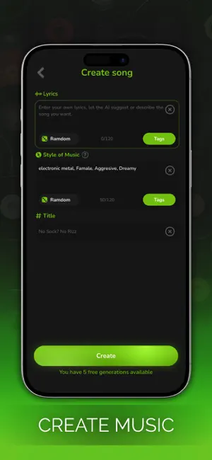 Smusi - AI Music Generator screenshot 1