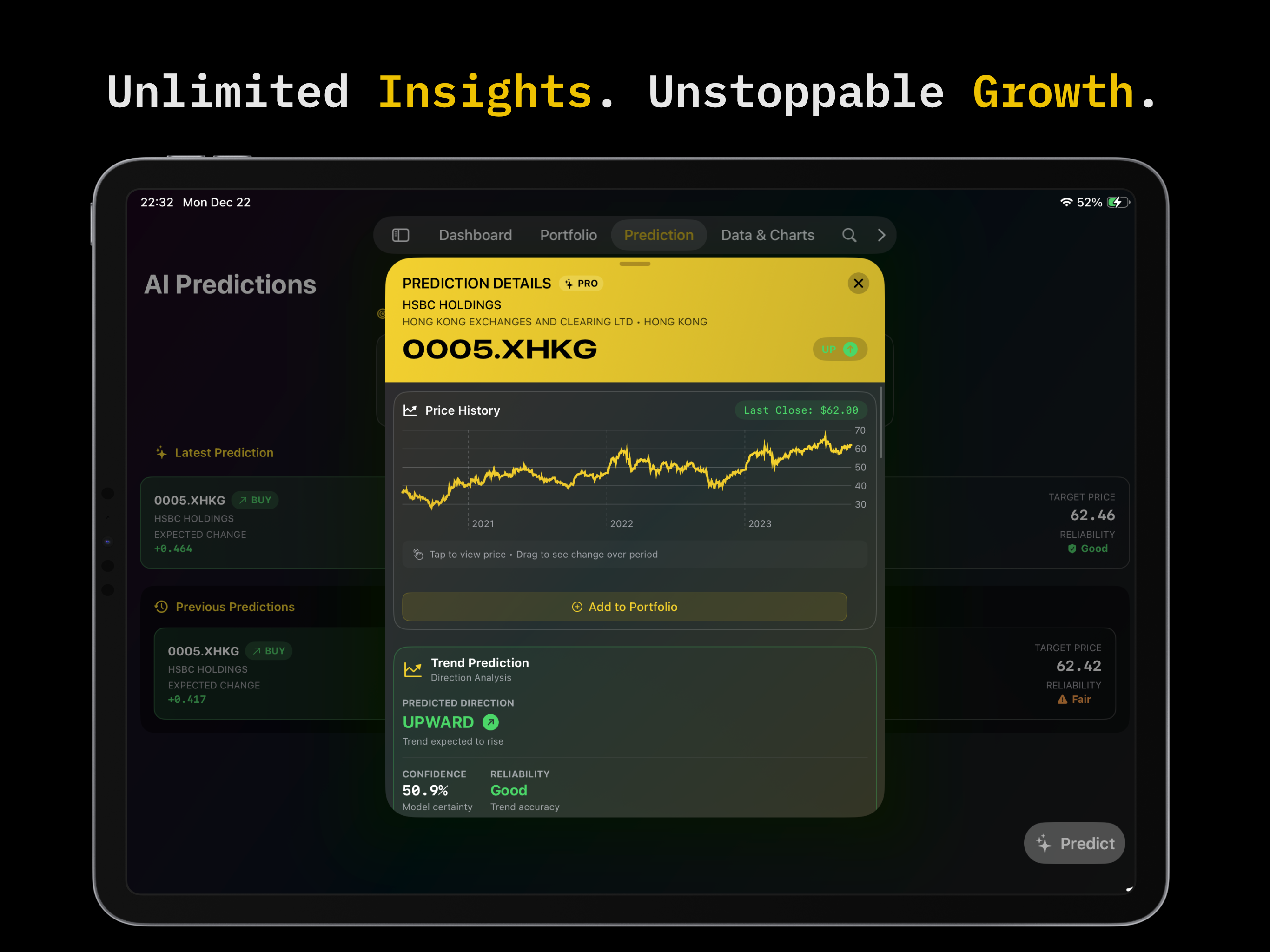 TradingGenie - AI predictions