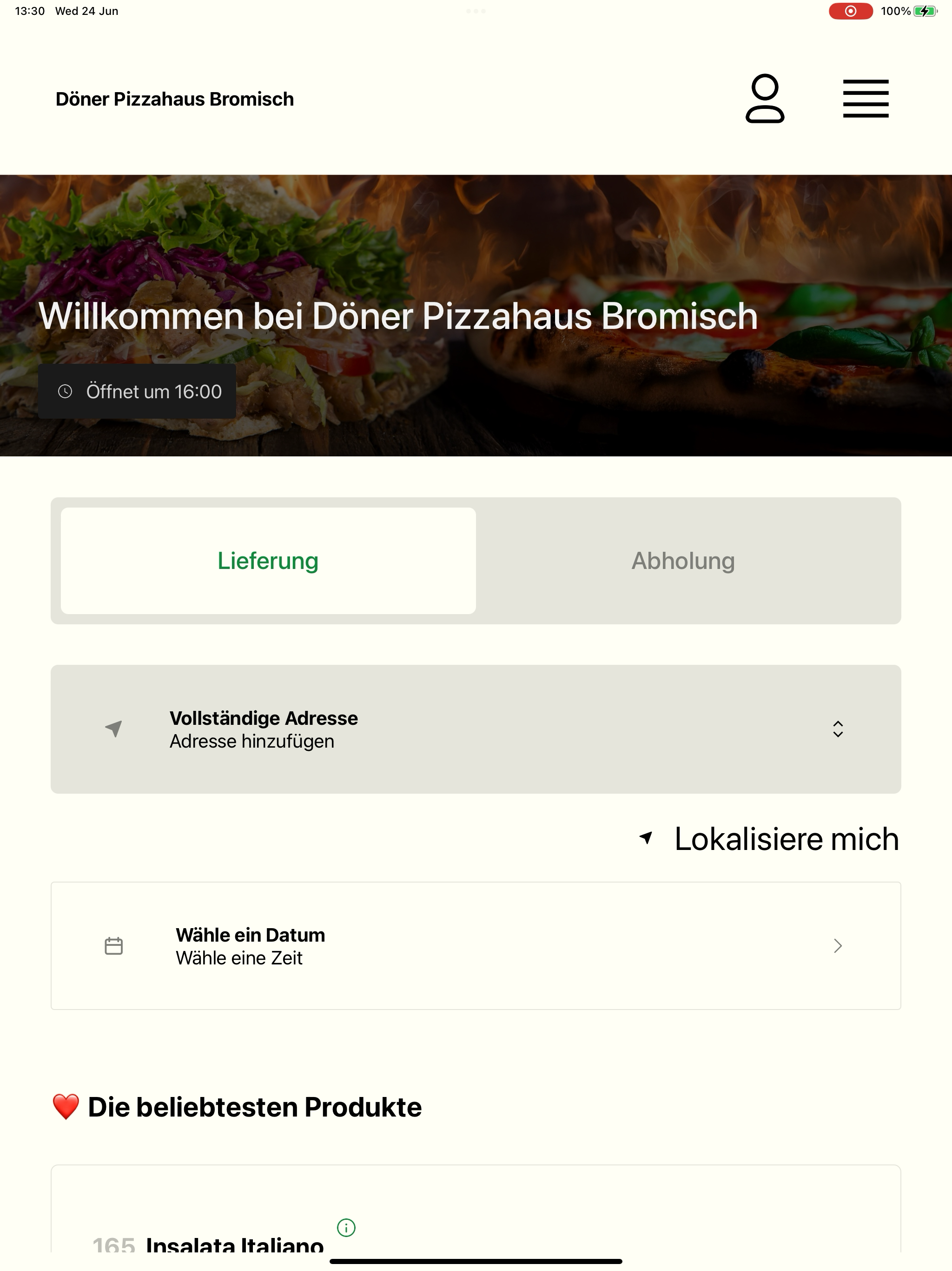 Döner Pizzahaus Bromisch