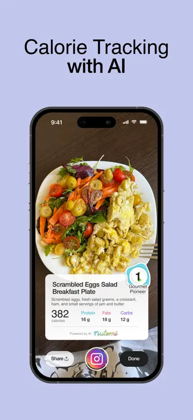 AI Calorie Counter Food Nutemi screenshot 1