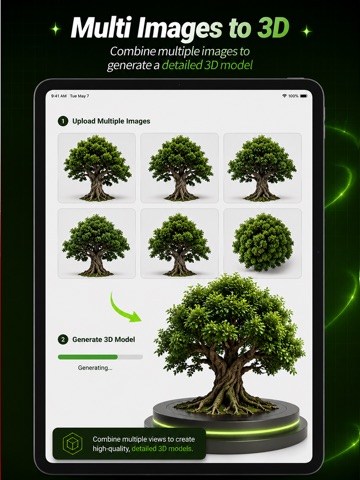 3d Model Maker: Cad3D AI iPad screenshot