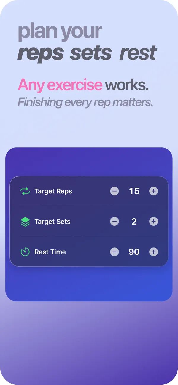 Screenshot #2 pour Yeah Buddy: Reps & Sets
