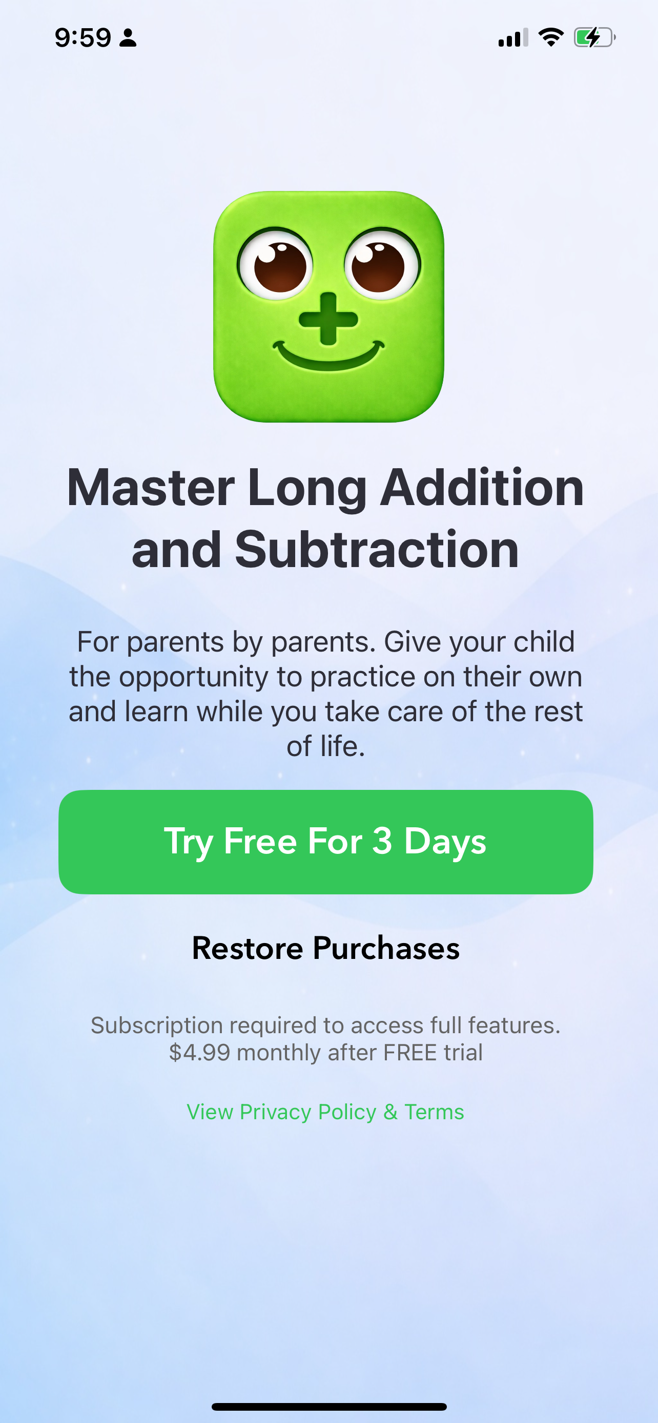 Long Addition and Subtraction screenshot 4