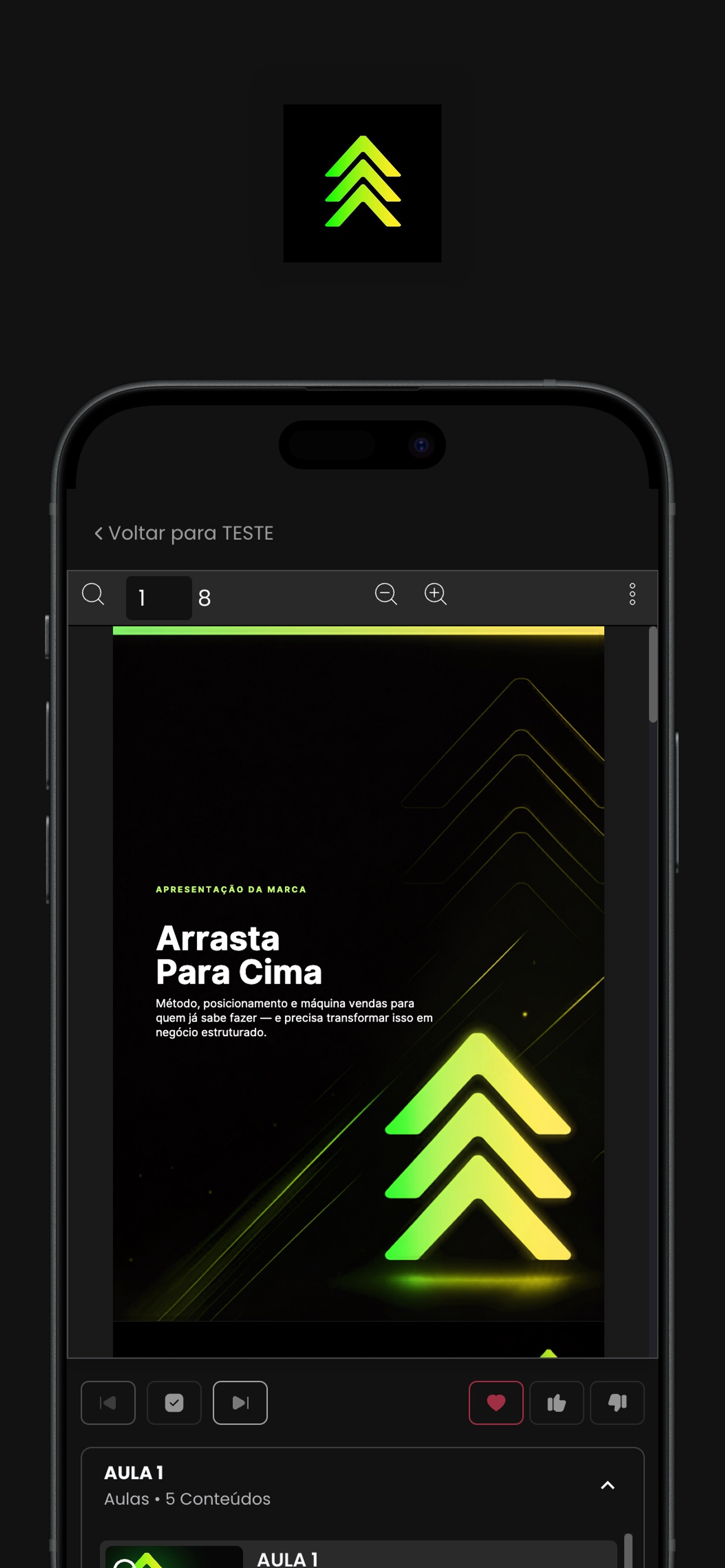 Screenshot 2 of Arrasta Para Cima
