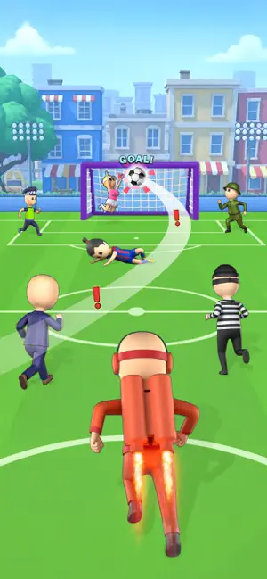 Crazy Goal - Fun Soccer Game iPhone screenshot 3