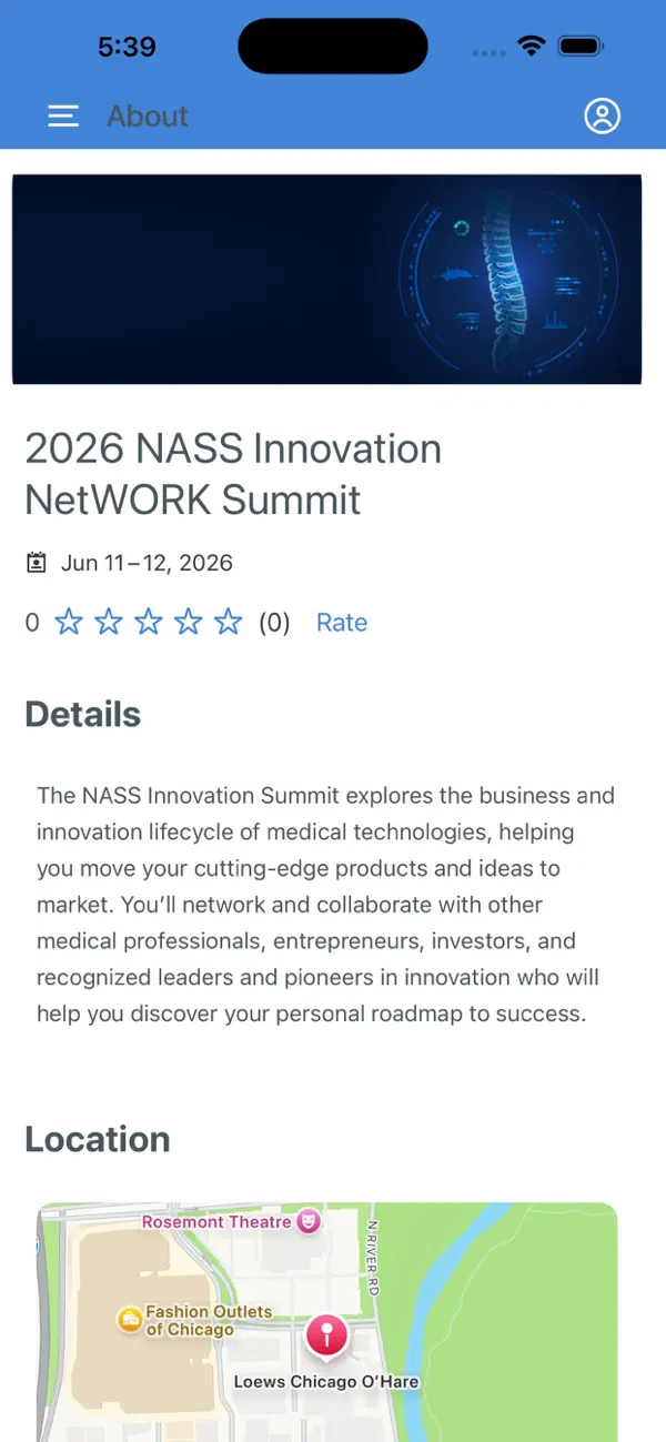 Screenshot #1 pour NASS Events