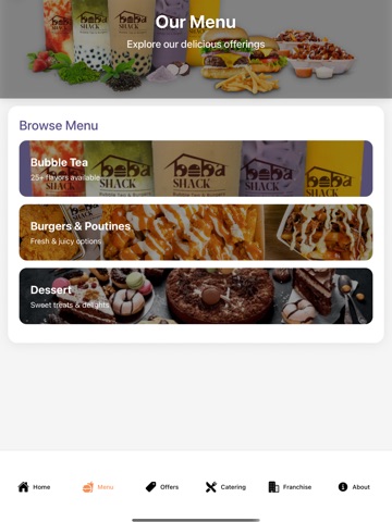 BobaShack iPad screenshot